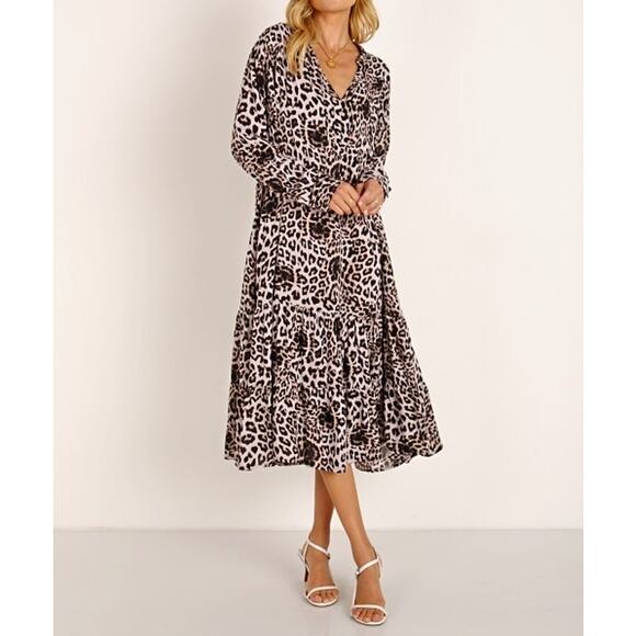 Mikoh Dresses & Skirts - Mikoh Labasa Cover Up Dress Leopard 1/Small